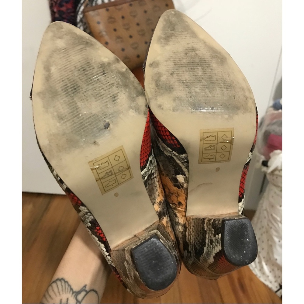 Deena & Ozzy Python Heels - Picture 4 of 5
